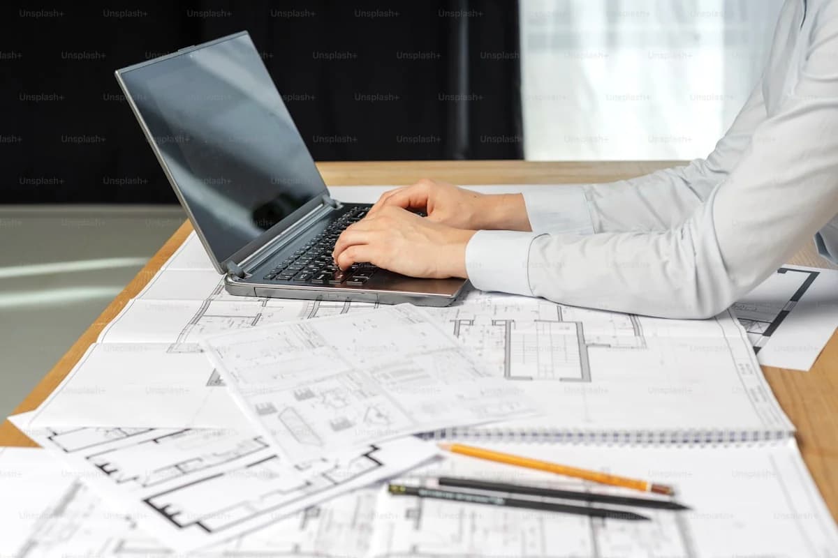 Architects reviewing quantitative benchmark metrics before and after system implementation