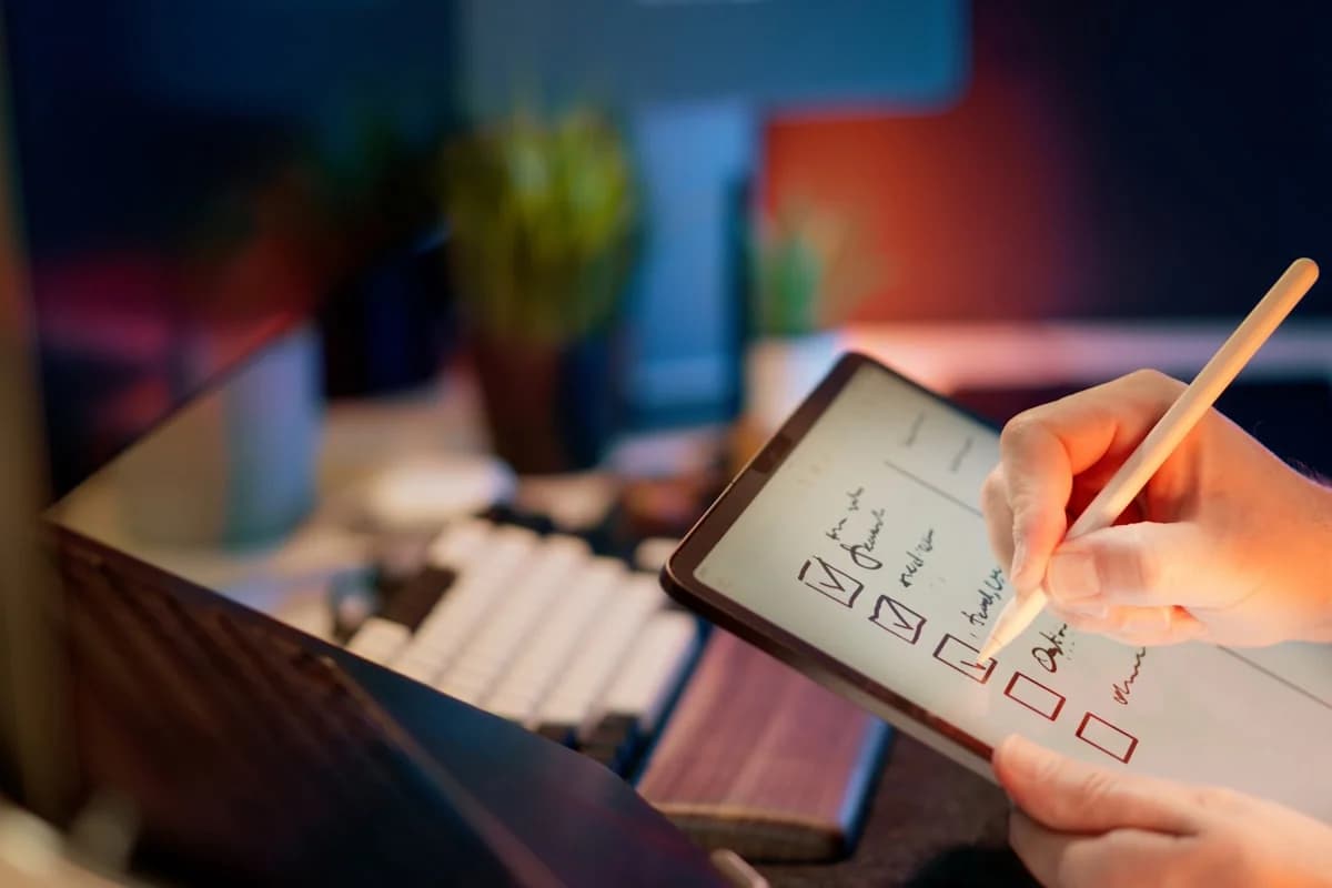 Technical checklist outlining crawlability, canonicals, schema data, and mobile readiness tests
