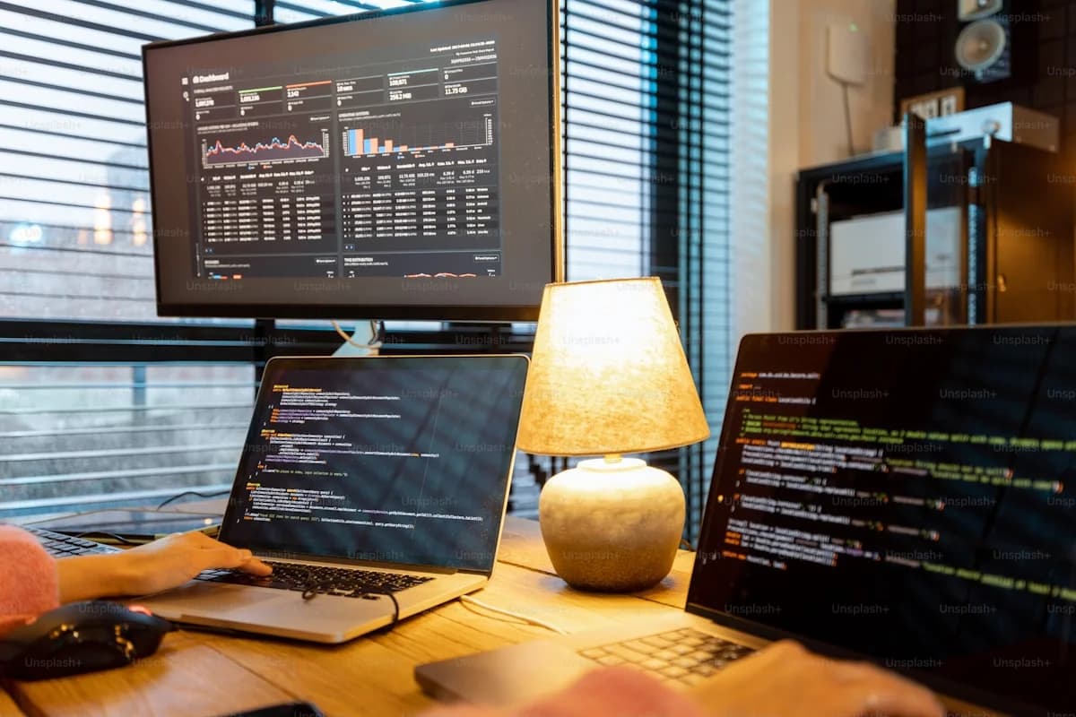 Software engineers collaborating on api architecture, component code, and system standards