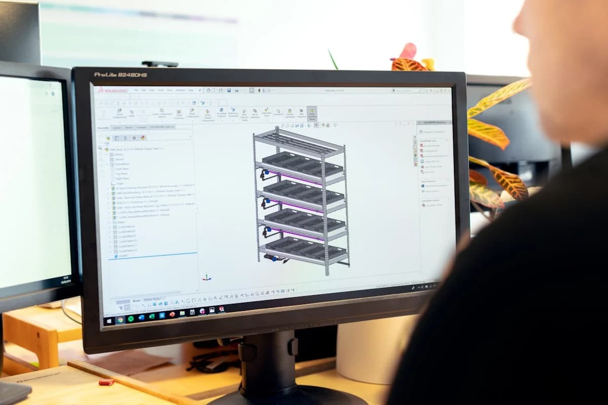 Software engineers collaborating on server-side rendering architecture, component code, and system standards