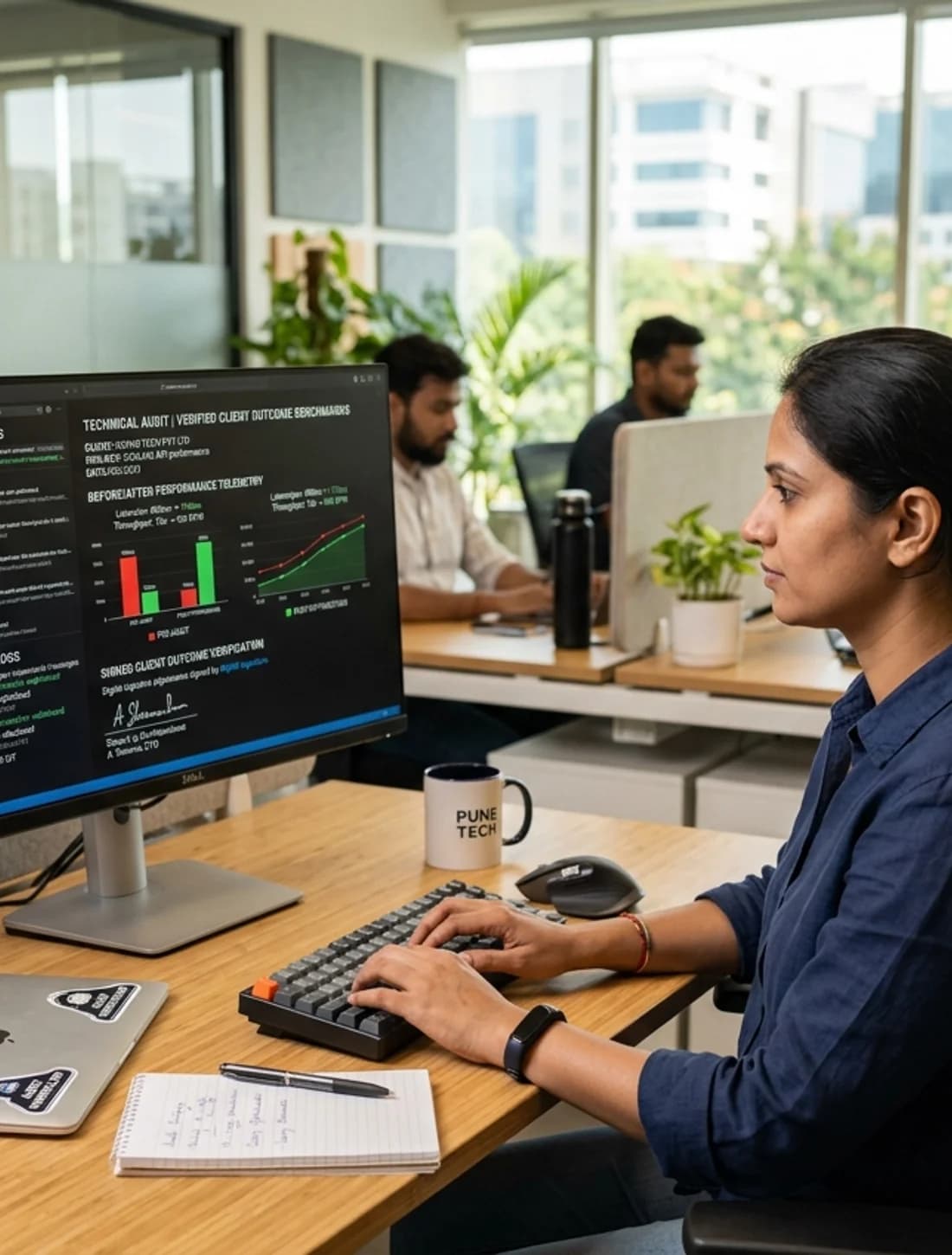 Marketing leads reviewing spend against pipeline contribution in a budget meeting