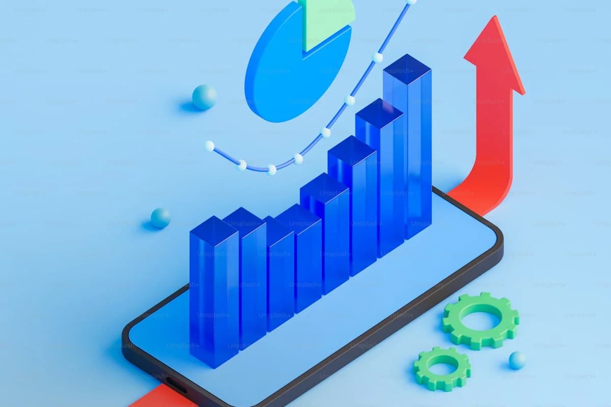 Growth marketing team measuring paid and organic acquisition metrics across digital channels