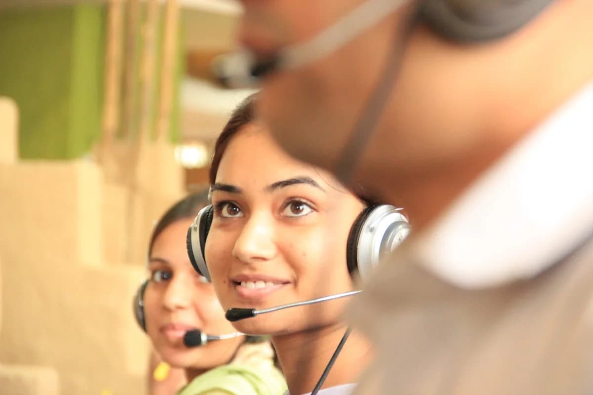 Client enjoying smooth digital interaction and immediate service delivery
