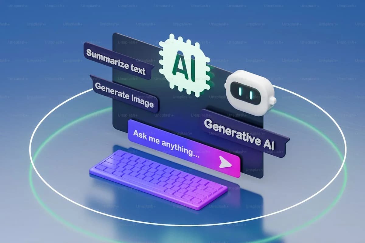 Modern computer interface analysing knowledge graph entities and AI citation paths